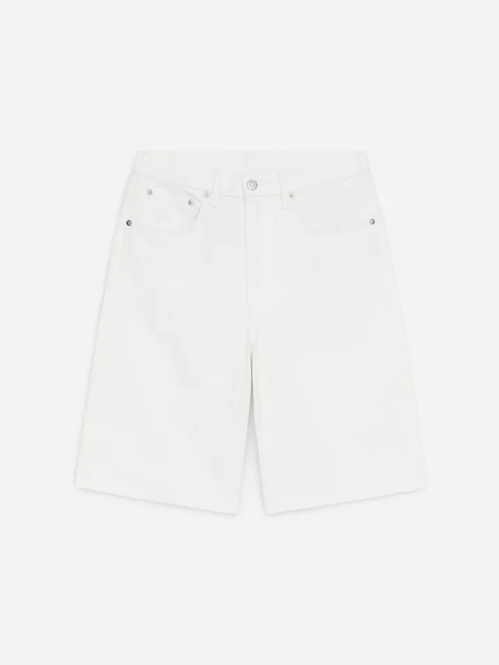 ARKET default image 5 of White in 롱 데님 쇼츠