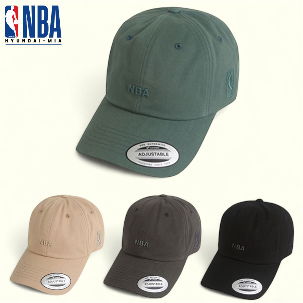 [현대백화점] NBA 남자 여자 무지 블랙 베이지 그린 레드 볼캡 모자 23종 1택 +할인쿠폰