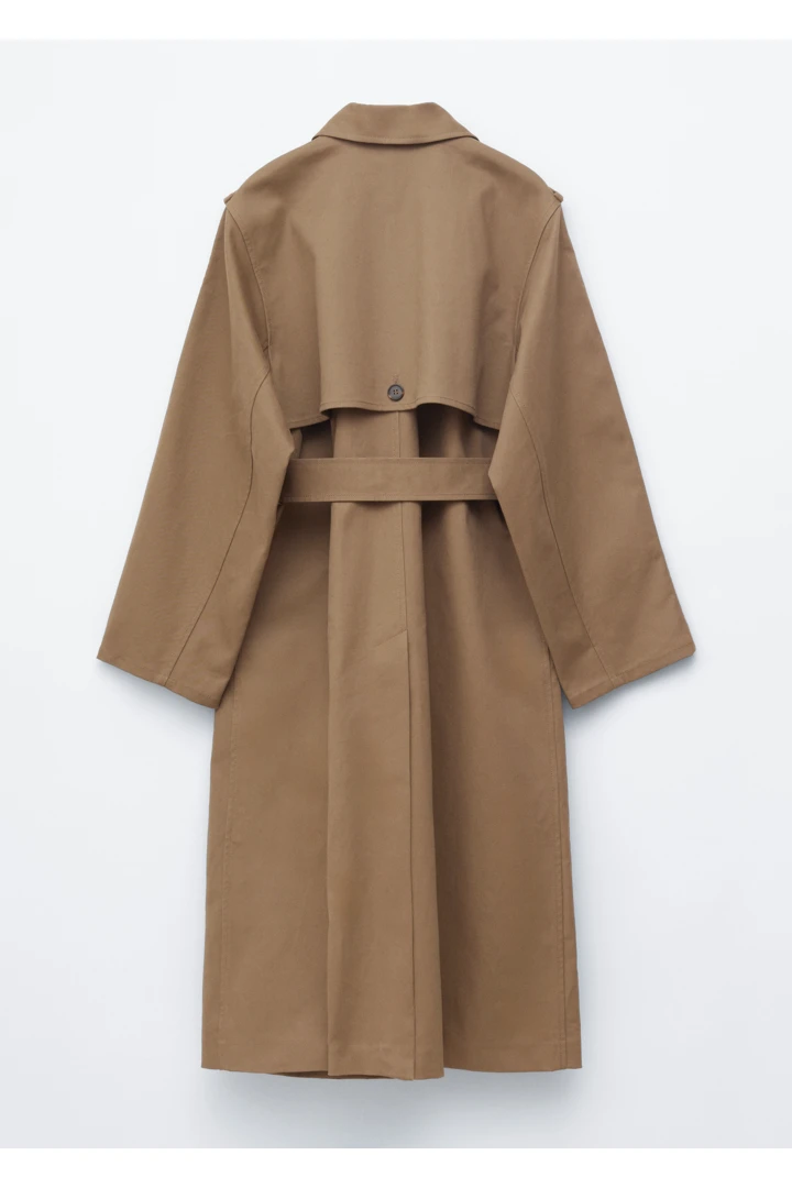 앤아더스토리즈 벨티드 트렌치 코트의 다크 베이지컬러 Product입니다.