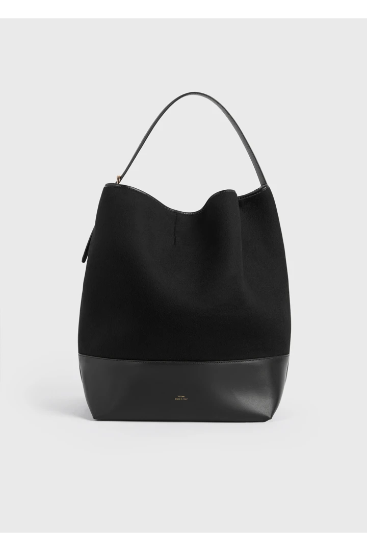 TOTEME default image 10 of 블랙 in 더블 벨티드 토트백 블랙