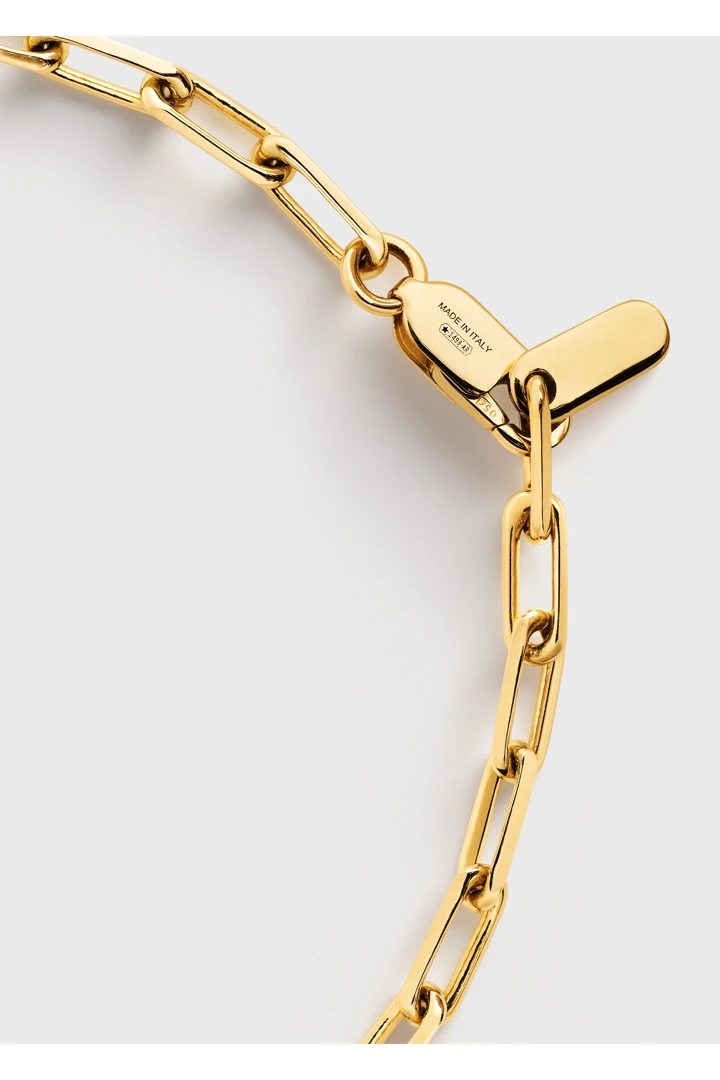 TOTEME 체인 브레이슬릿 18KT 골드의 골드컬러 3번쨰 이미지입니다.