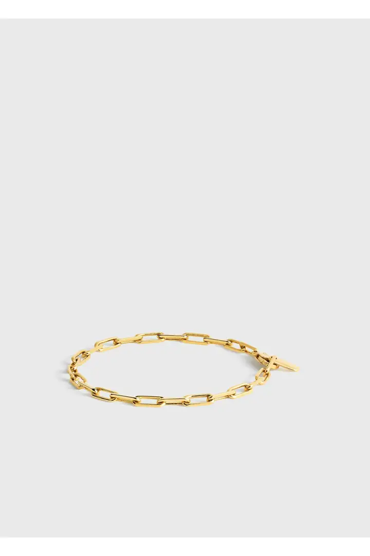 TOTEME 체인 브레이슬릿 18KT 골드의 골드컬러 5번쨰 이미지입니다.