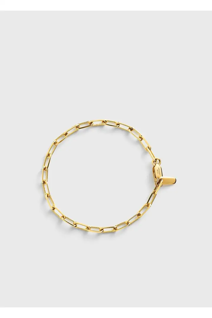 TOTEME 체인 브레이슬릿 18KT 골드의 골드컬러 6번쨰 이미지입니다.