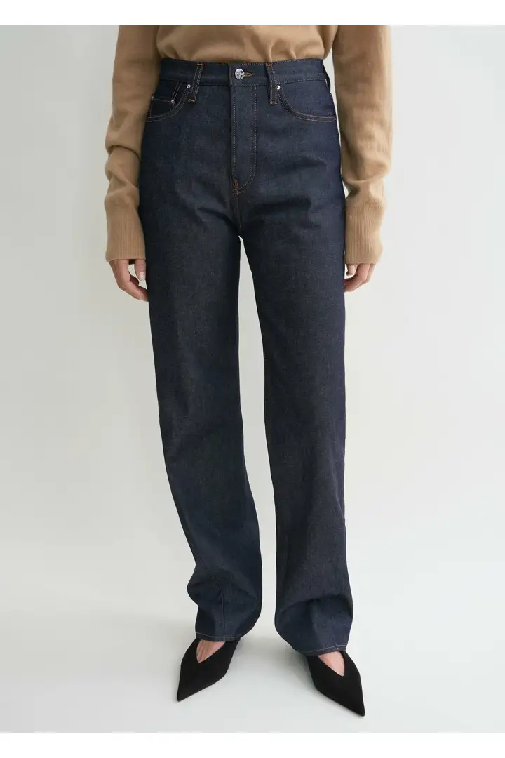 TOTEME 트위스티드 심 데님 풀 렝스 로우의 로우컬러 3번쨰 이미지입니다.