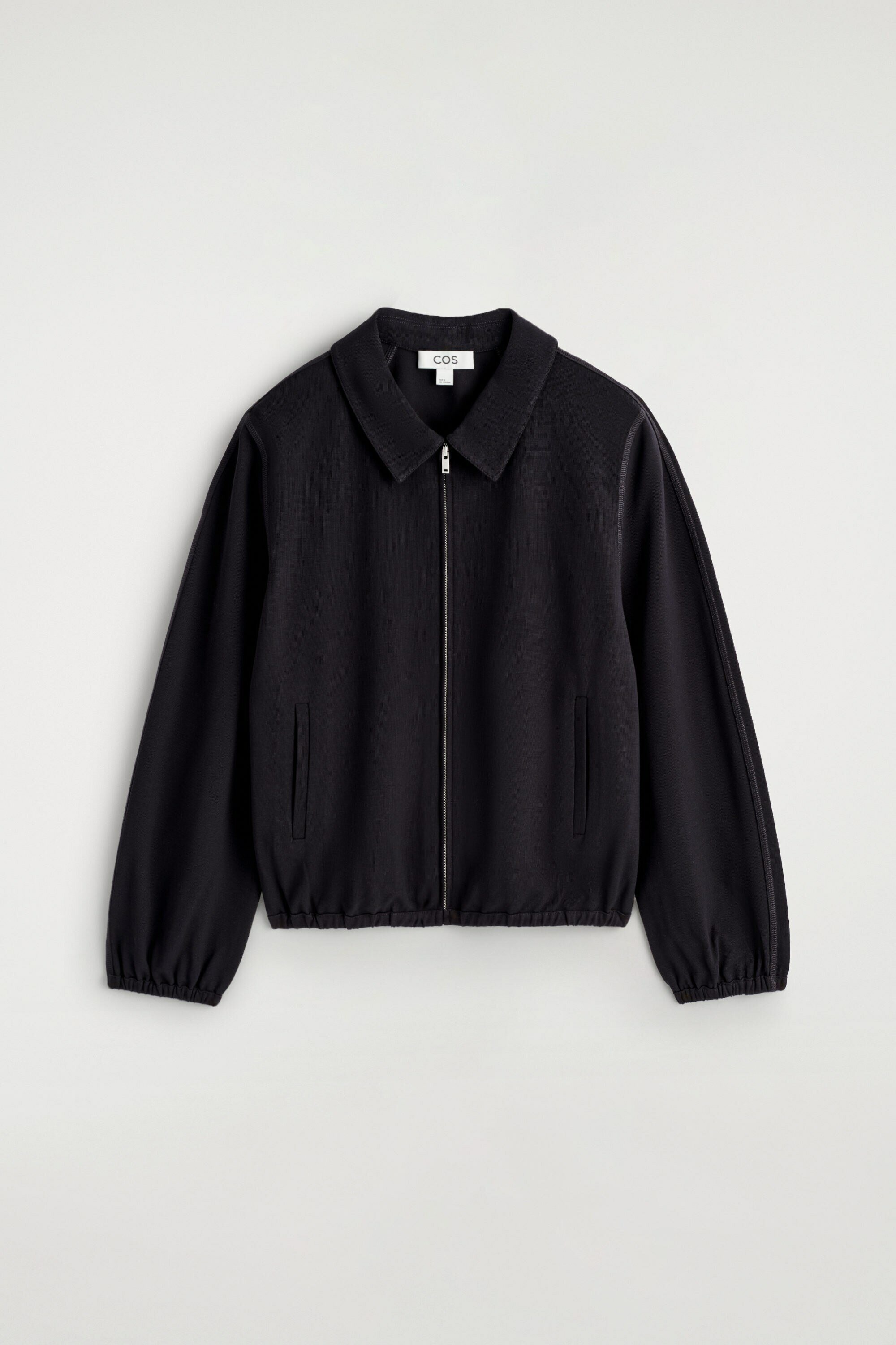 지퍼 블루종 재킷