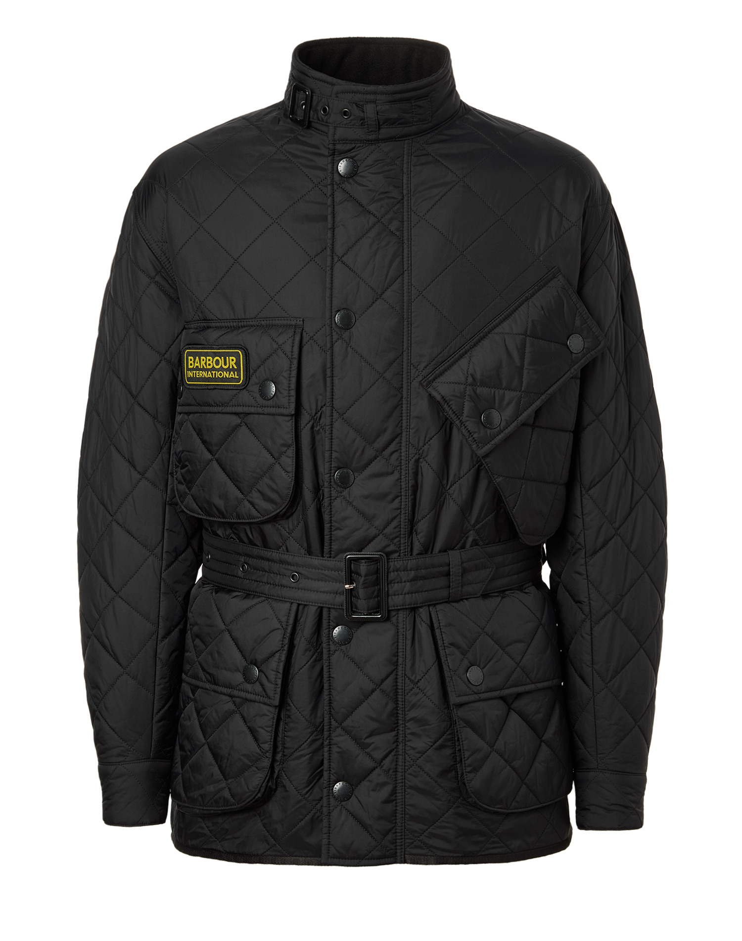 [현대백화점] 바버 25FW 남성 블랙 B.Intl 인터내셔널 폴라 퀼팅자켓 URJA5F007 BK +할인쿠폰