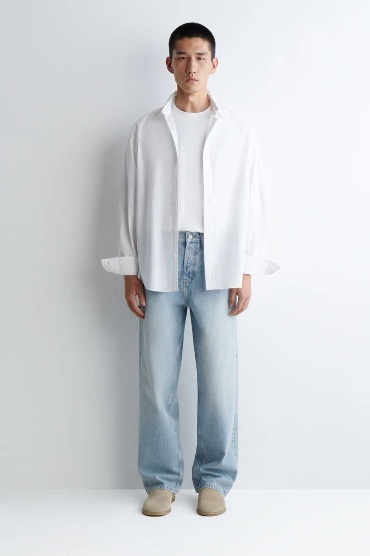 COS default image 9 of 블루 in RIDER 스트레이트 레그 진