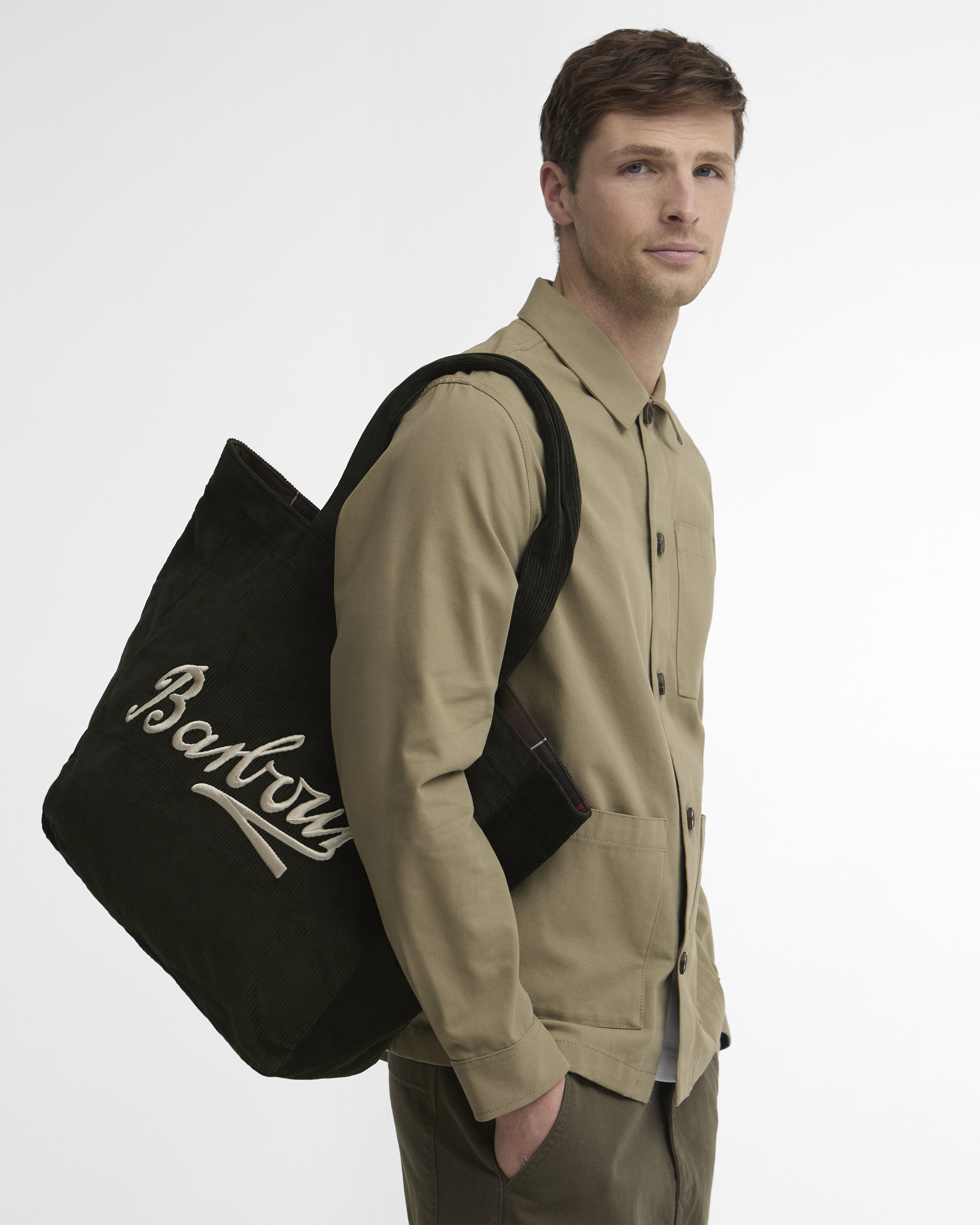 (주)LF [현대백화점] [26FW] 남여공용 캐릭 코드 세이지 토트백 (CARRICK CORD TOTE BAG) URBA6F006 E3 +할인쿠폰