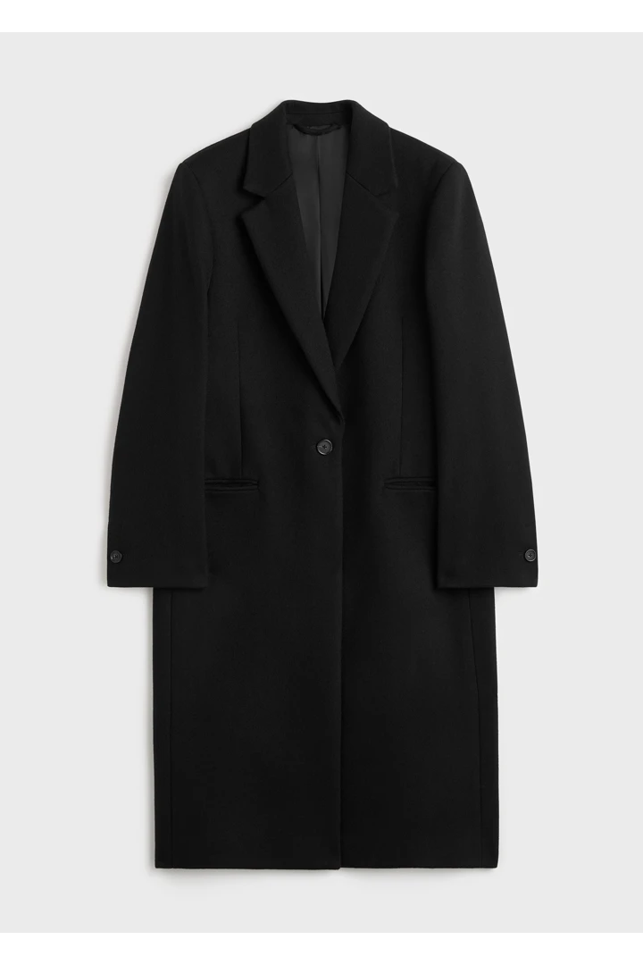 클래식 윈터 코트 블랙