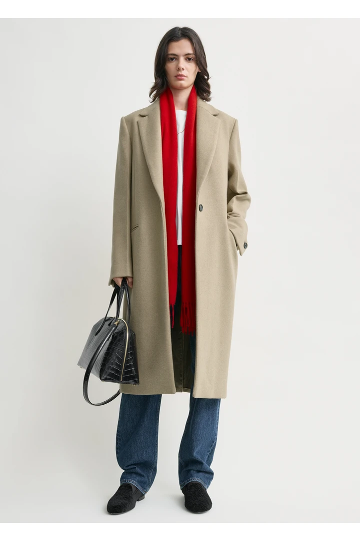 TOTEME 클래식 윈터 코트 비스킷의 비스킷컬러 0번쨰 이미지입니다.