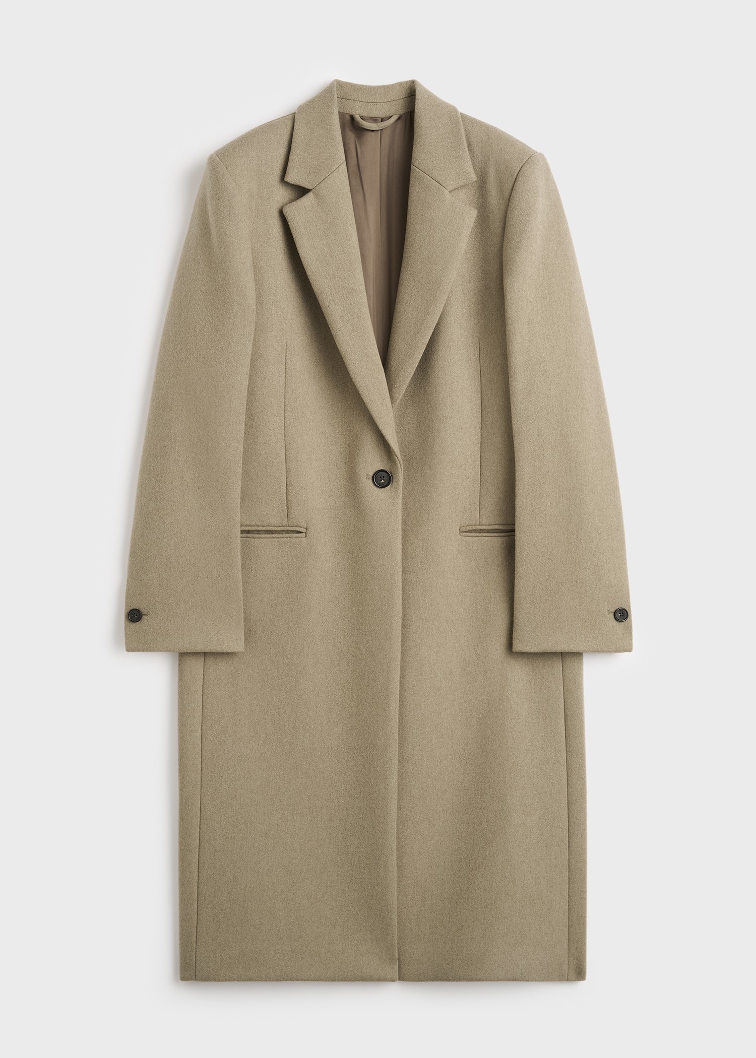 클래식 윈터 코트 비스킷