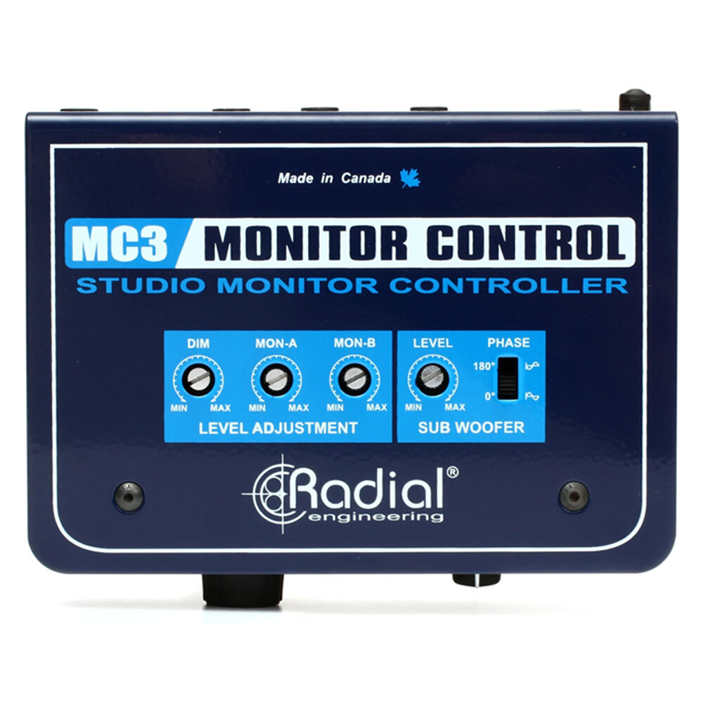 네오뮤직 [현대백화점] [레디알다이렉트박스] Radial Direct Box MC3 / MC-3 스튜디오 모니터 컨트롤러/음악 레코딩 +할인쿠폰