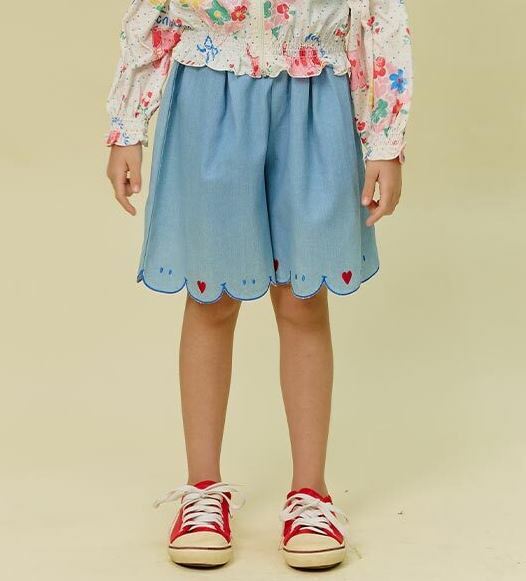 [현대백화점] [H.Point Pay현대백화점카드5%즉시할인~03/29](매직에디션) 스마일 스칼럽 팬츠 (OG62PT007BL) / 오그오그오그