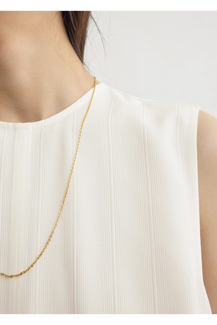 TOTEME 우븐 스트라이프 탑 머랭의 머랭컬러 3번쨰 이미지입니다.