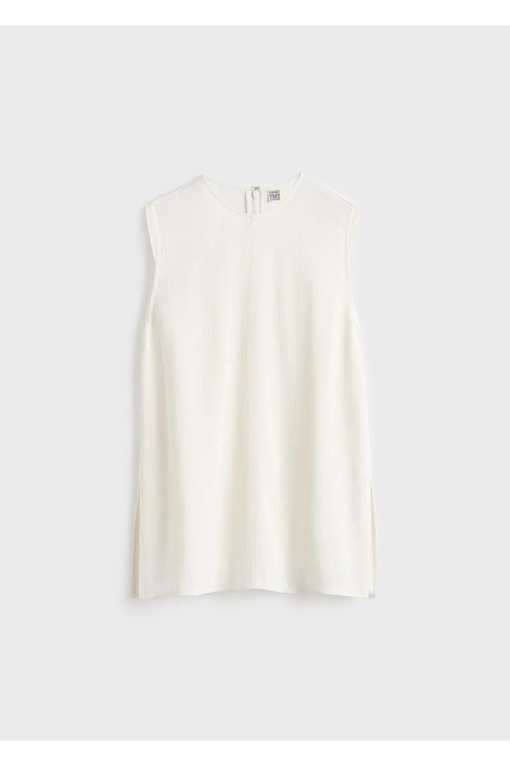 TOTEME default image 24 of 크림 in 우븐 스트라이프 탑 머랭