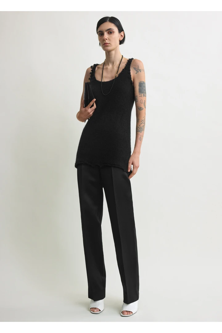 TOTEME default image 8 of 블랙 in 모헤어 니트 탱크탑 블랙