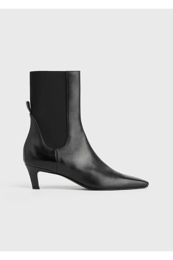 더 미드 힐 부츠 블랙