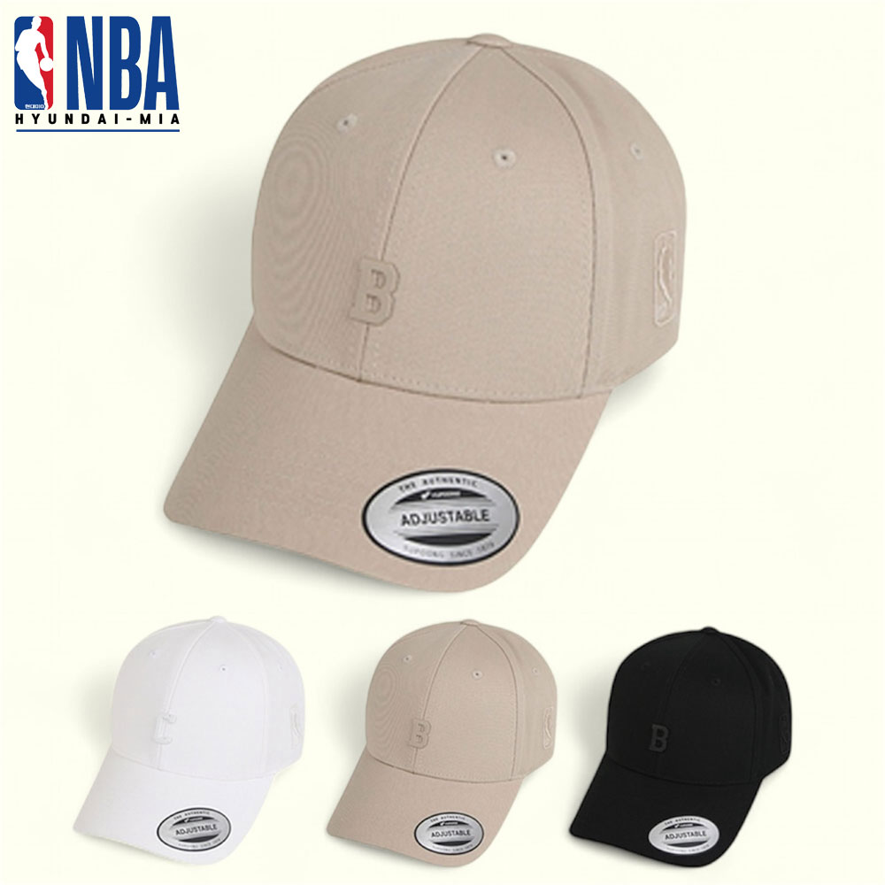 [현대백화점] NBA 남자 여자 기본 로고 깊이감 하드 볼캡 농구 야구 모자 23종 1택 +할인쿠폰
