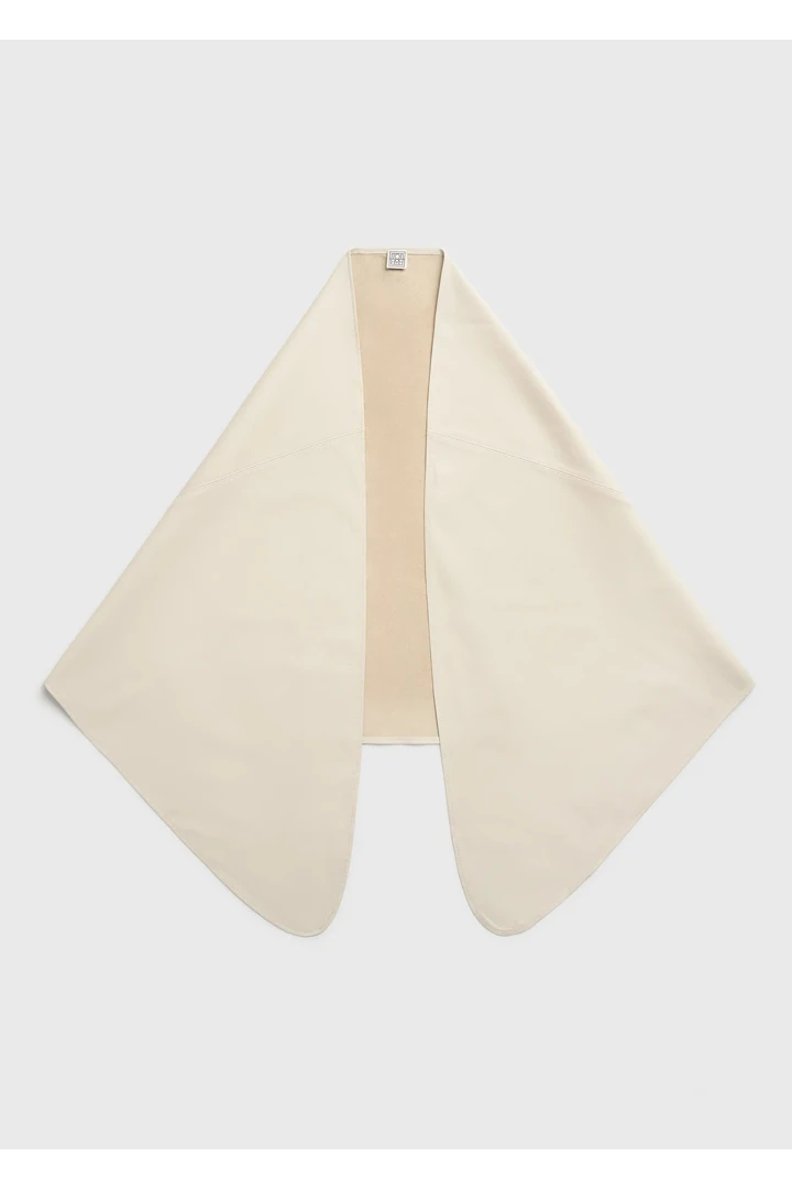 TOTEME default image 1 of 크림 in 빅 레더 스카프 스톤