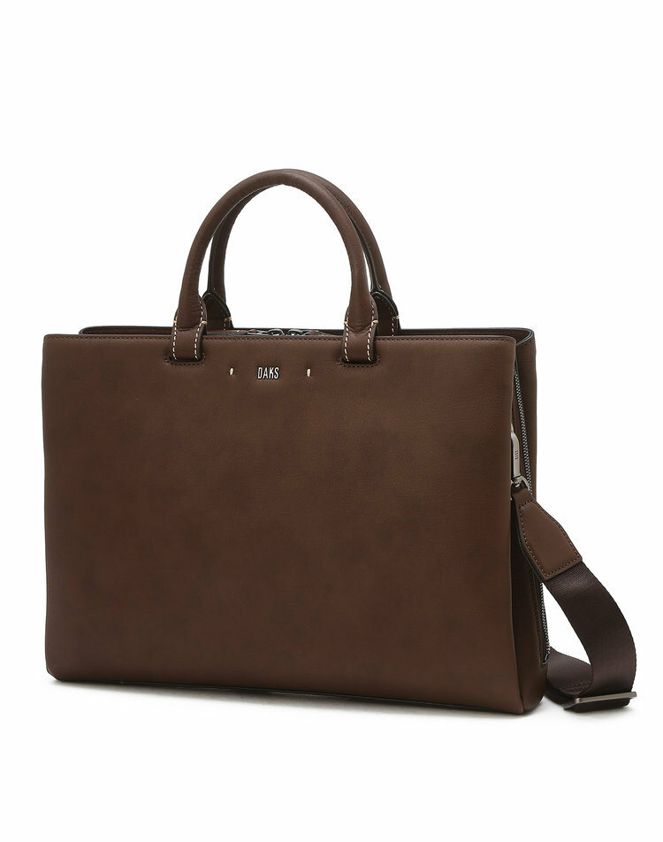 [현대백화점] 닥스핸드백 DBBA5F280 (13인치 노트북 수납)  투톤 프리미엄 소가죽 서류가방 +할인쿠폰