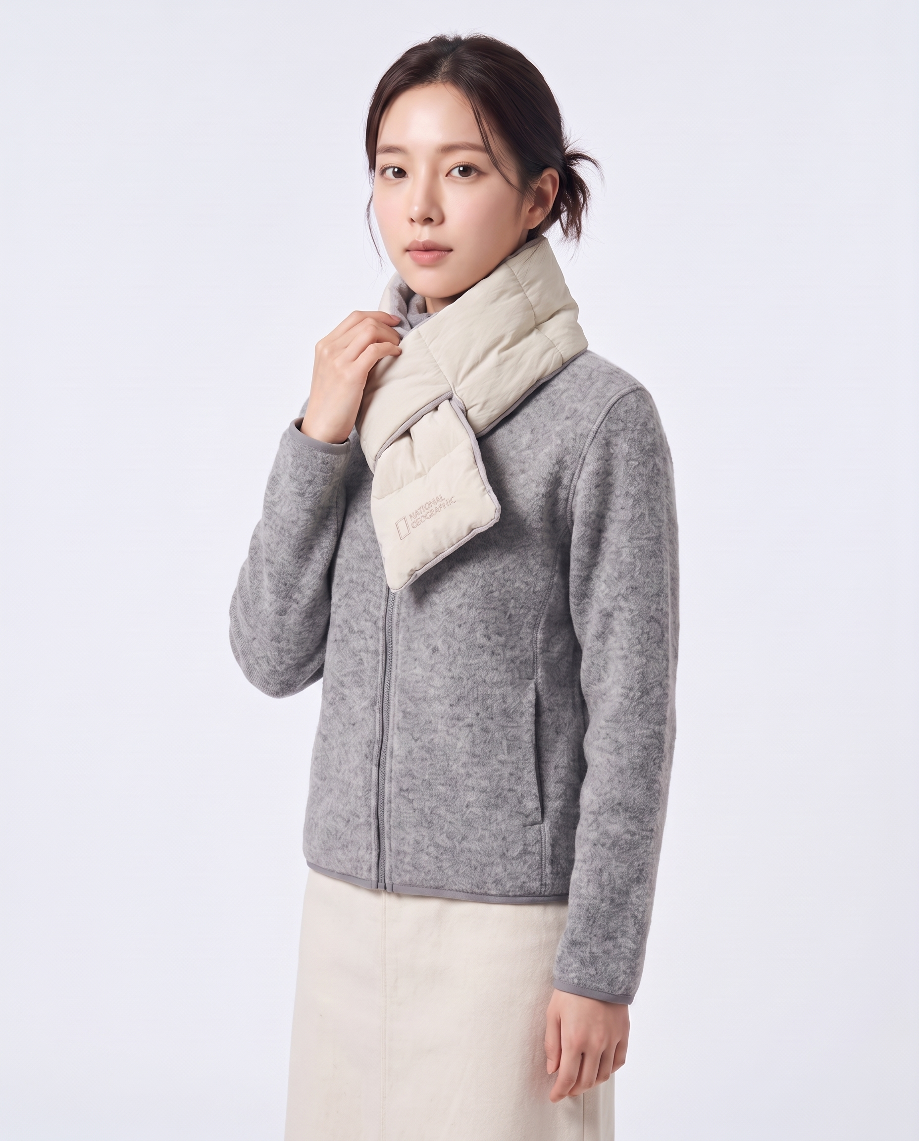 업사이클 다운 머플러 상품 이미지