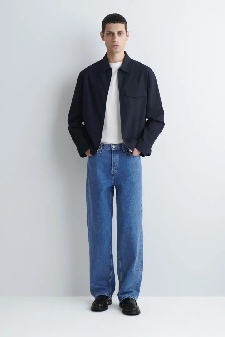 COS default image 4 of 블루 in RIDER 스트레이트 레그 진