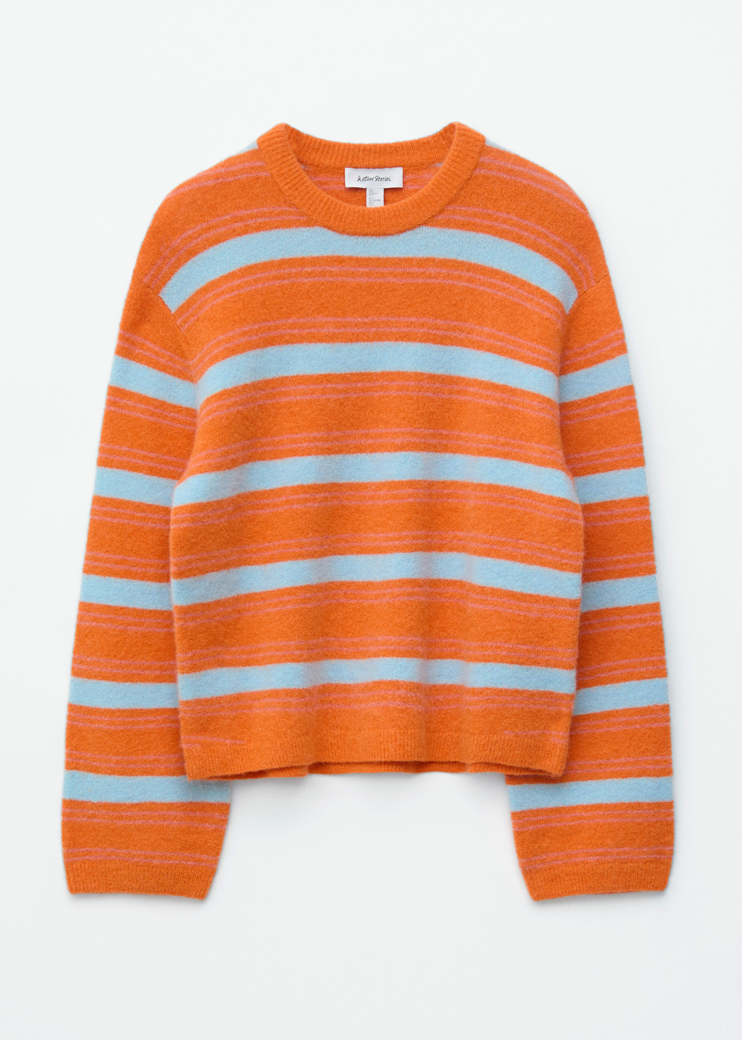 &OS image 9 of 오렌지 in 알파카 블렌드 스웨터