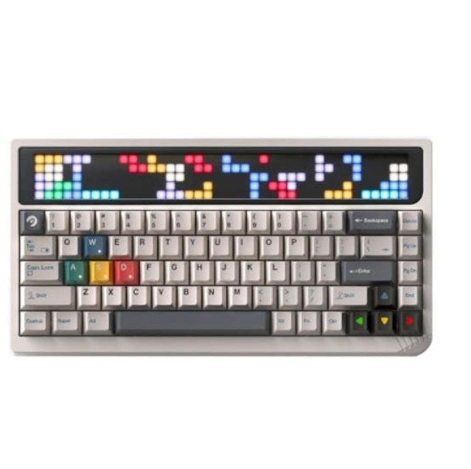 [현대백화점] 앵그리미아오 RGB65 게임보이 감성 키보드 화이트 클라우드 +할인쿠폰