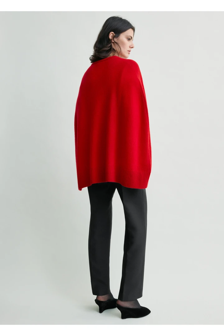 TOTEME 크루 케이프 니트 포피의 포피컬러 2번쨰 이미지입니다.