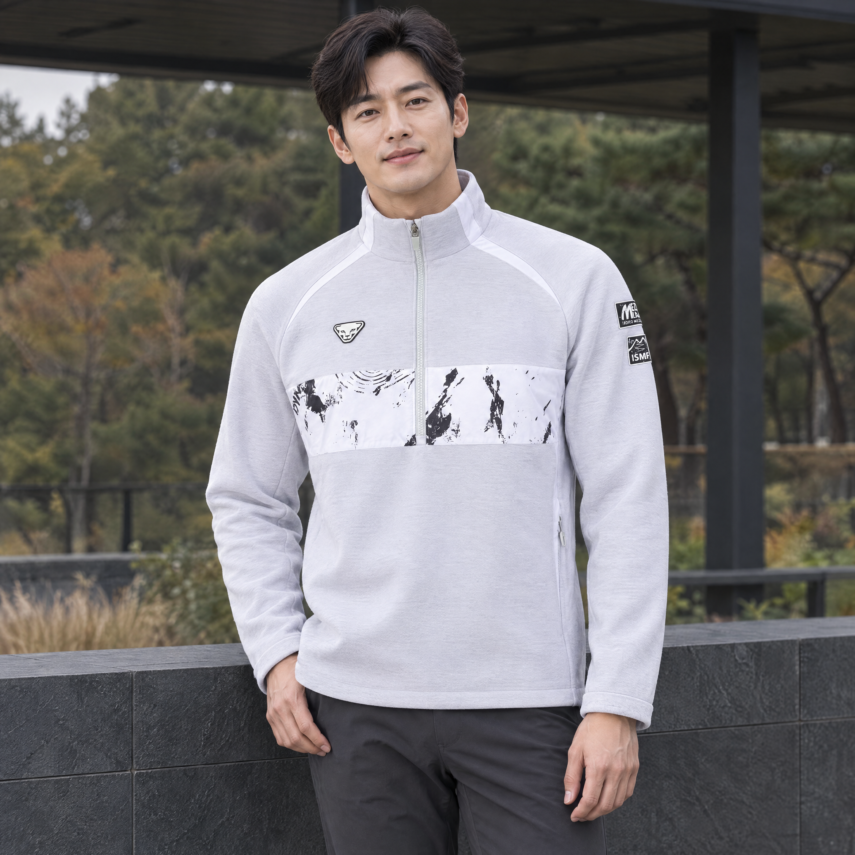 다이나핏 YMW24254C1 남성 SPONSOR (스폰서) 기모 플리스 반집업 HJDMLT +할인쿠폰