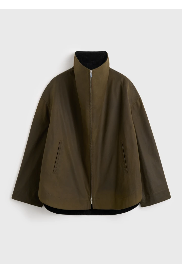 TOTEME 지퍼 컨트리 재킷 바크의 바크컬러 5번쨰 이미지입니다.