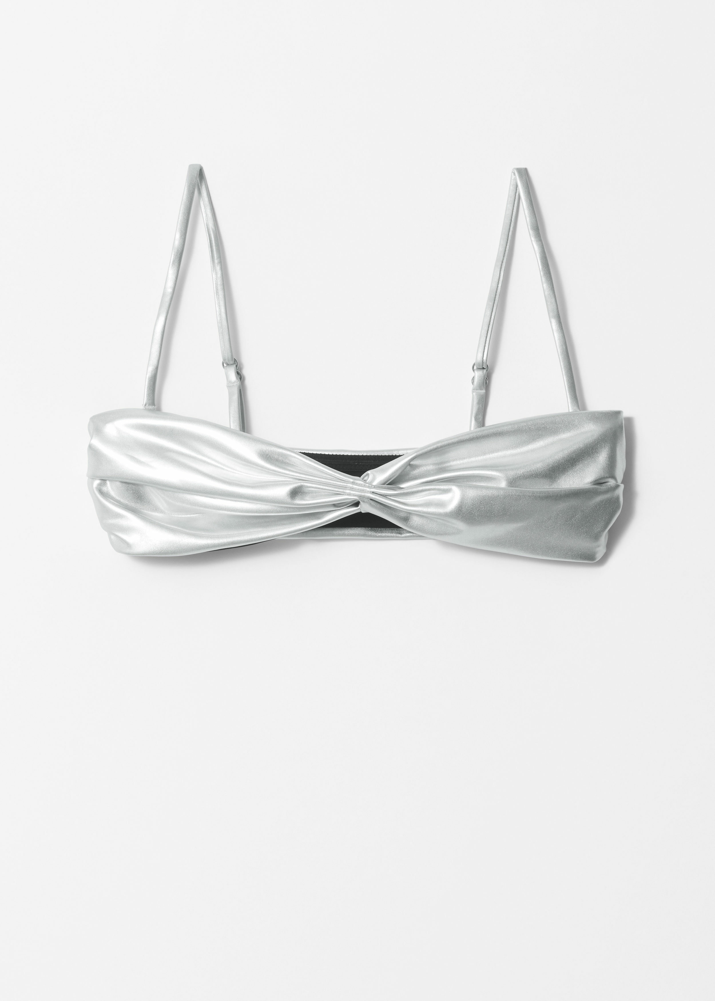 앤아더스토리즈 루시드 비키니 탑의 실버컬러 Product입니다.