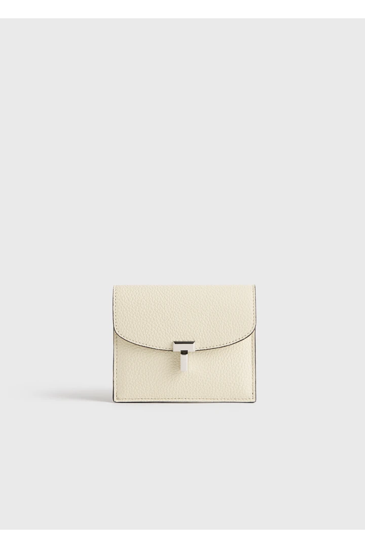 TOTEME default image 15 of 크림 in 티-락 그레인 레더 카드홀더 밀크