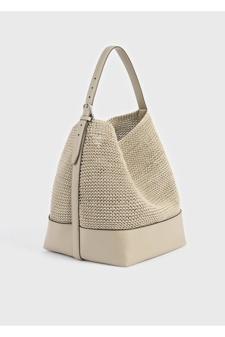 TOTEME 벨티드 우븐 레더 토트백 폰의 폰컬러 3번쨰 이미지입니다.