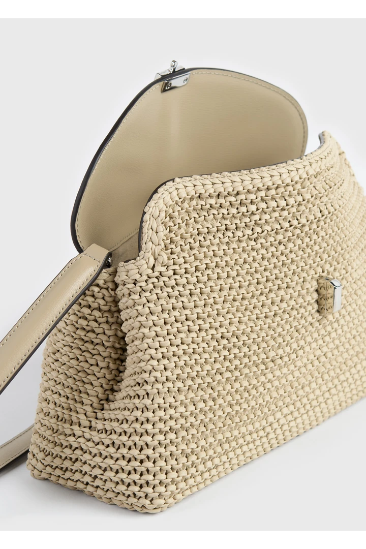 TOTEME 티-락 우븐 레더 클러치 폰의 폰컬러 6번쨰 이미지입니다.