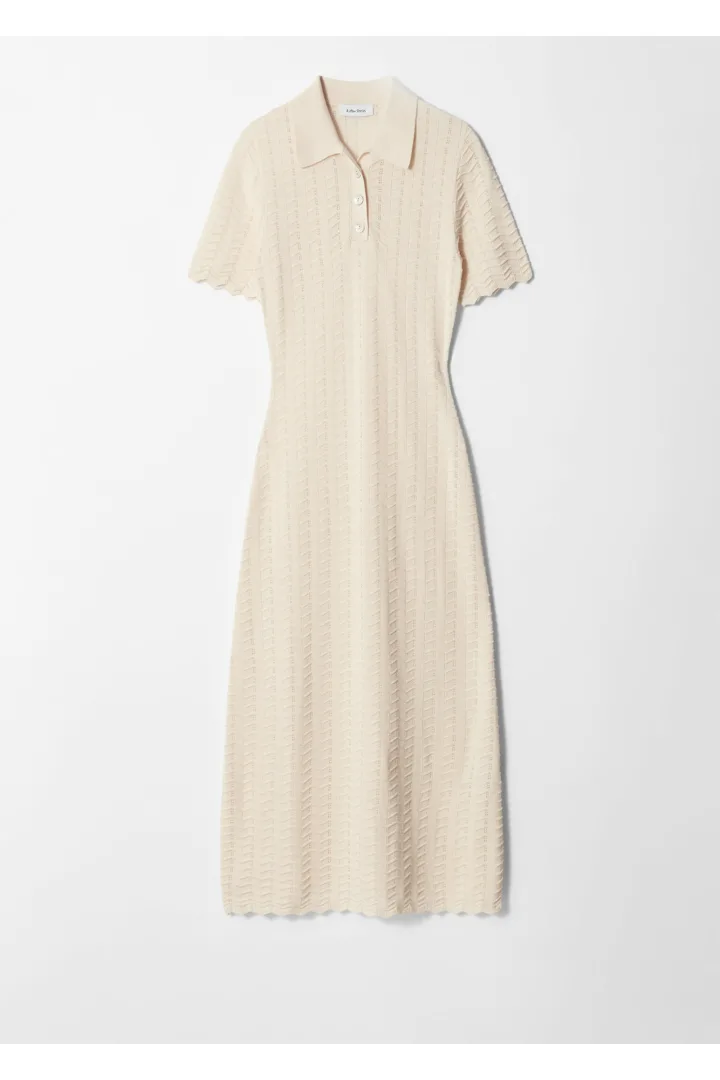 앤아더스토리즈 포인텔 니트 미디 드레스의 크림컬러 Product입니다.