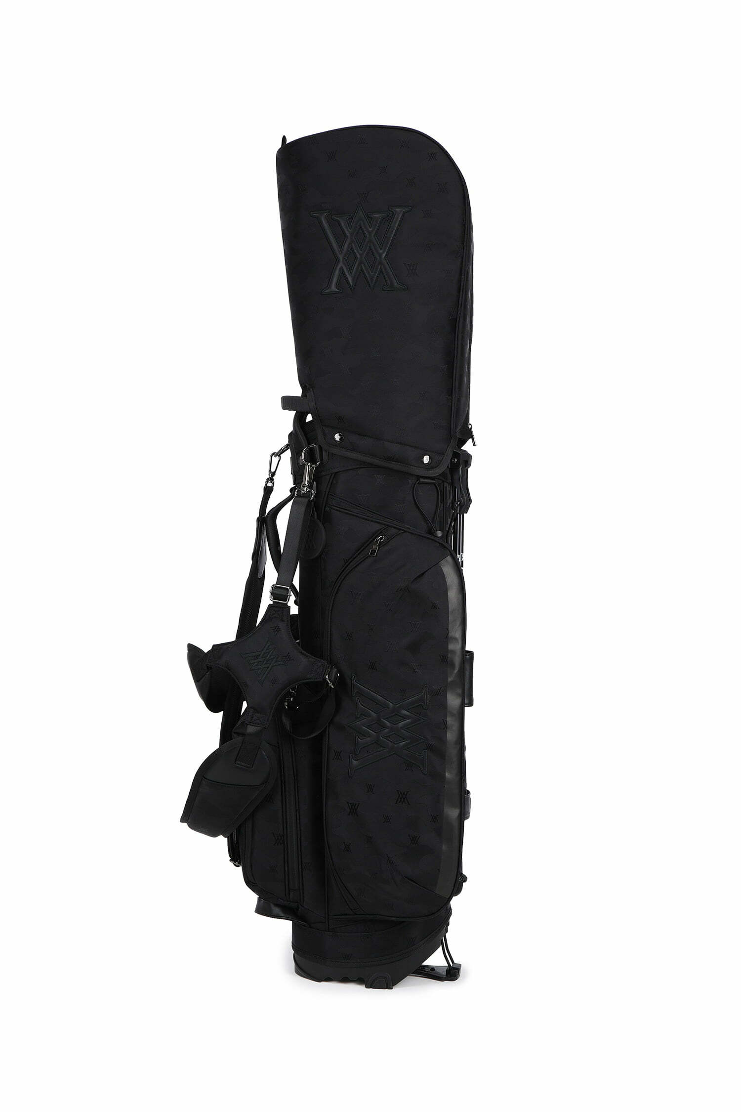 어뉴골프 9 UNI MILITARY STAND BAG_BK AGGUUSB01BK 상품 이미지