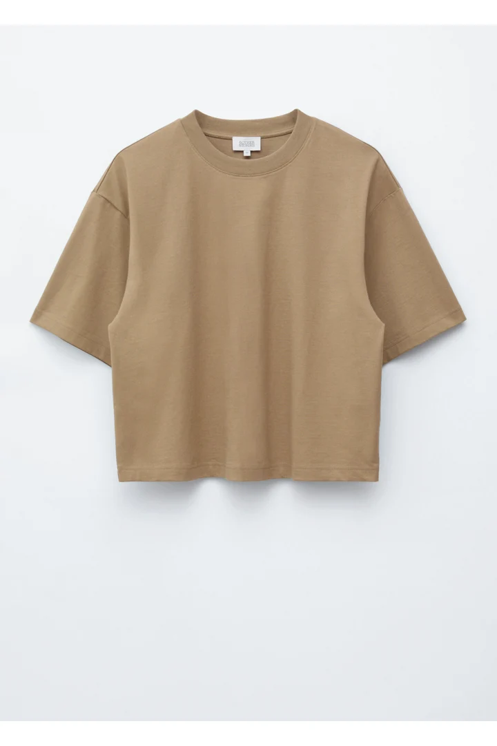 &OS image 20 of 베이지 in 박시 티셔츠