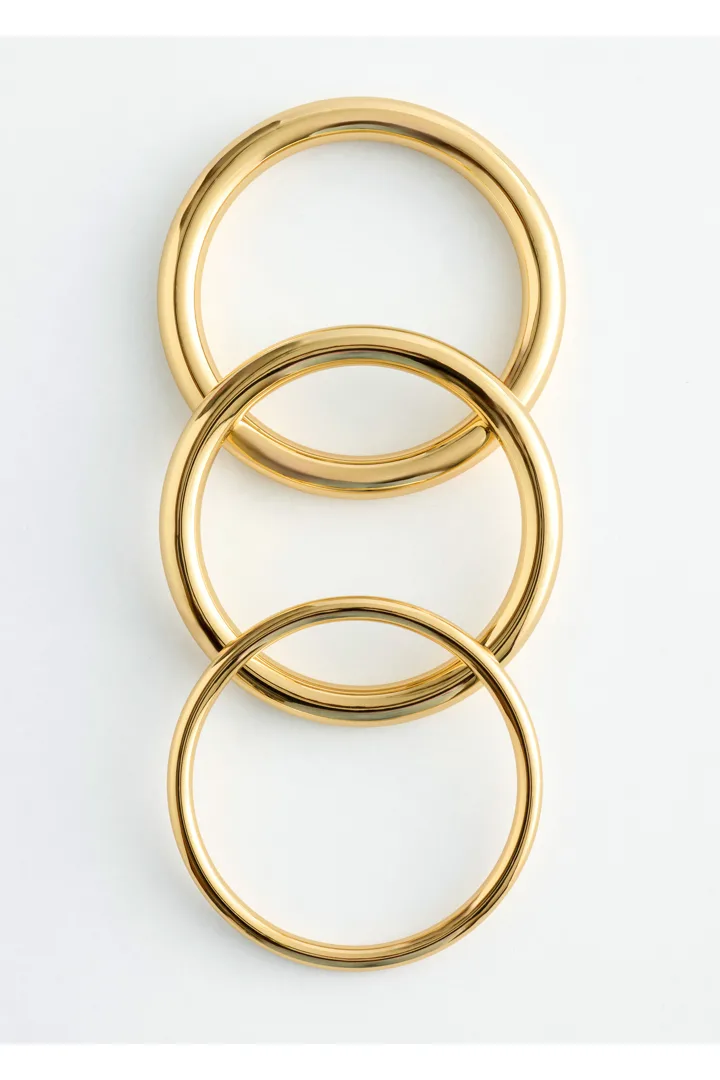 앤아더스토리즈 튜뷸러 뱅글 세트의 골드컬러 Product입니다.