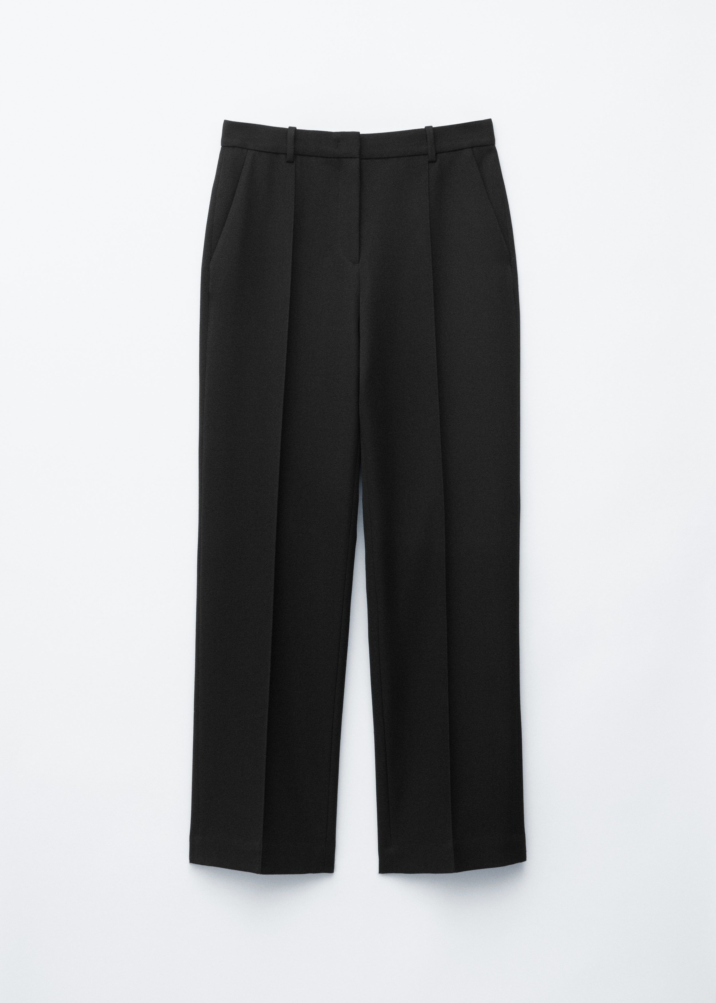 앤아더스토리즈 울 블렌드 테일러드 트라우저의 블랙컬러 Product입니다.