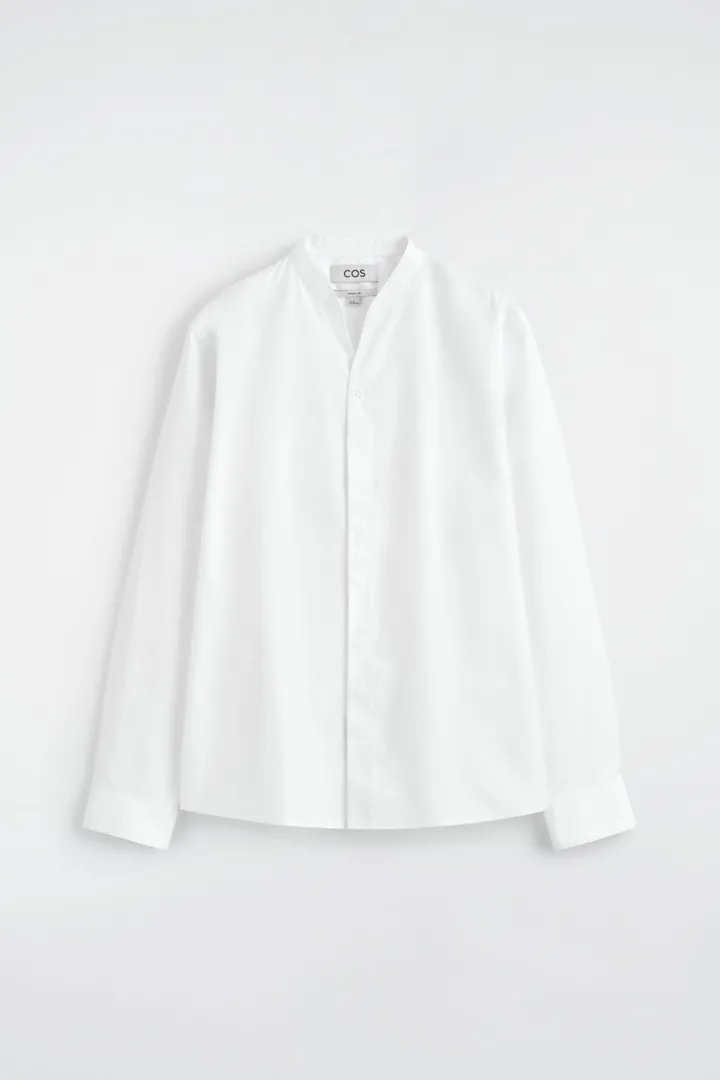 COS default image 31 of 화이트 in 칼라리스 셔츠