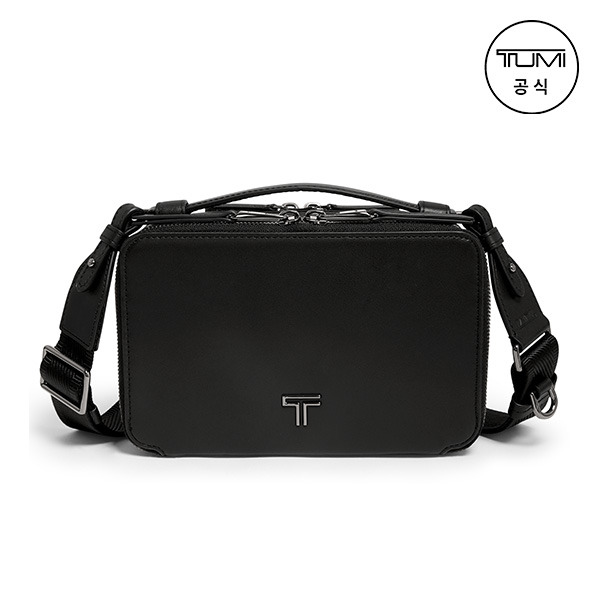 투미(백화점) [현대백화점] 보야져 마일라 크로스백 블랙/건메탈_0196673DGML