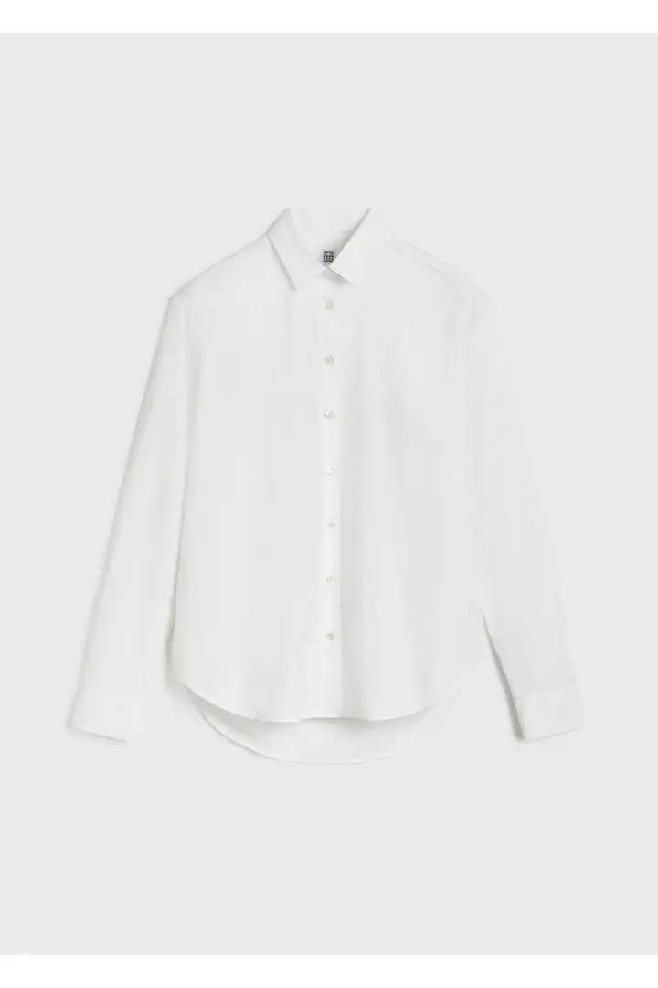 시그니처 코튼 셔츠 화이트