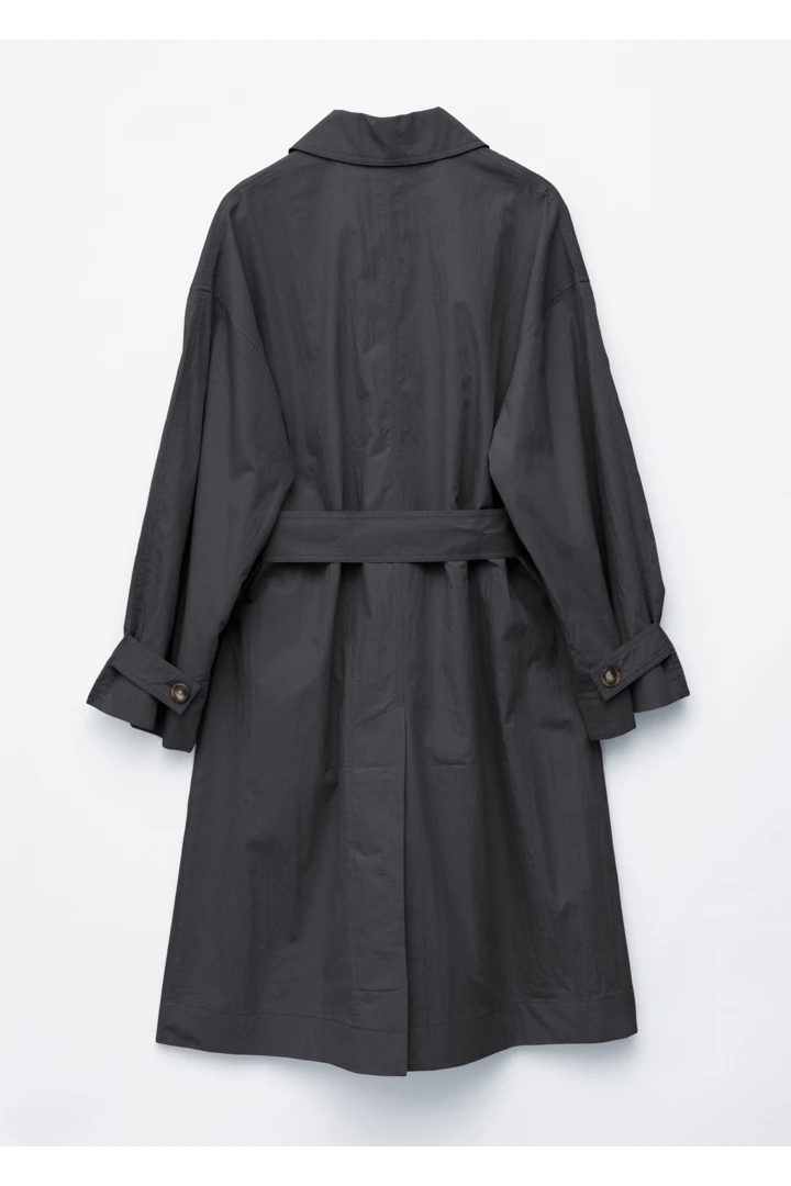 앤아더스토리즈 벨티드 카 코트의 블랙컬러 Product입니다.