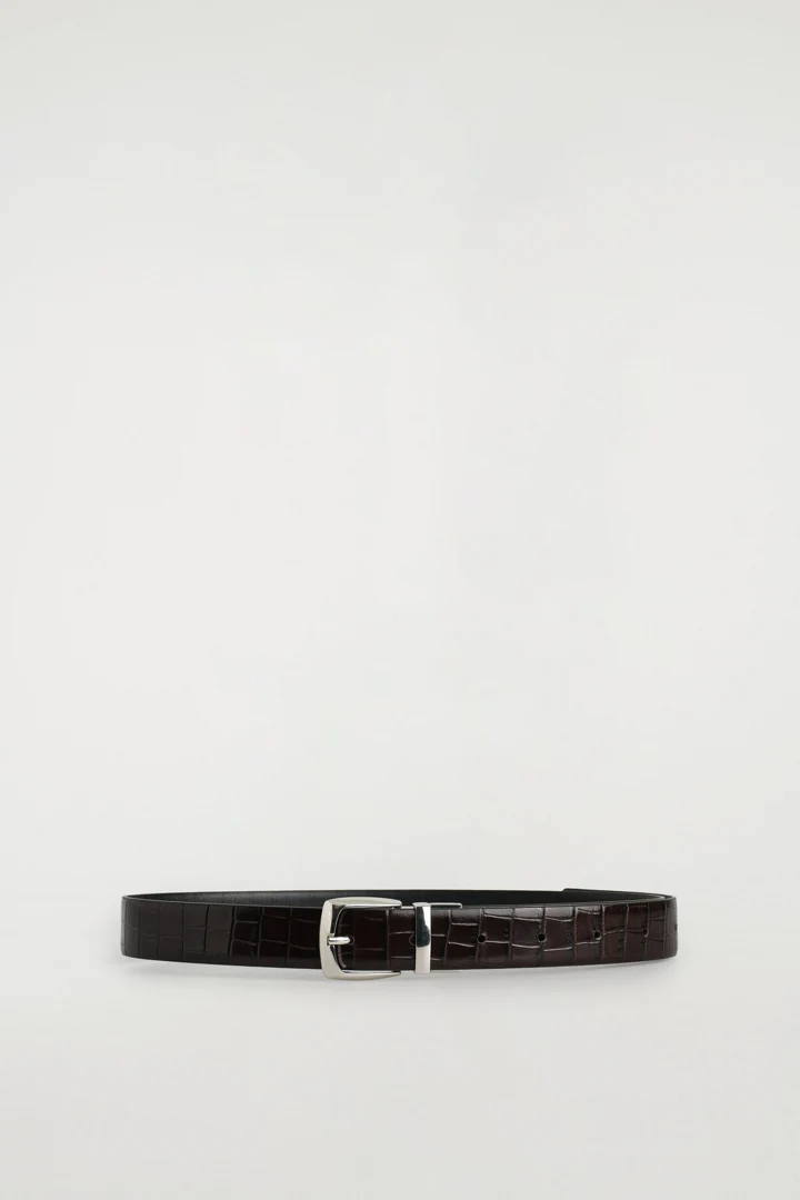 COS default image 2 of 블랙 in 리버서블 레더 벨트