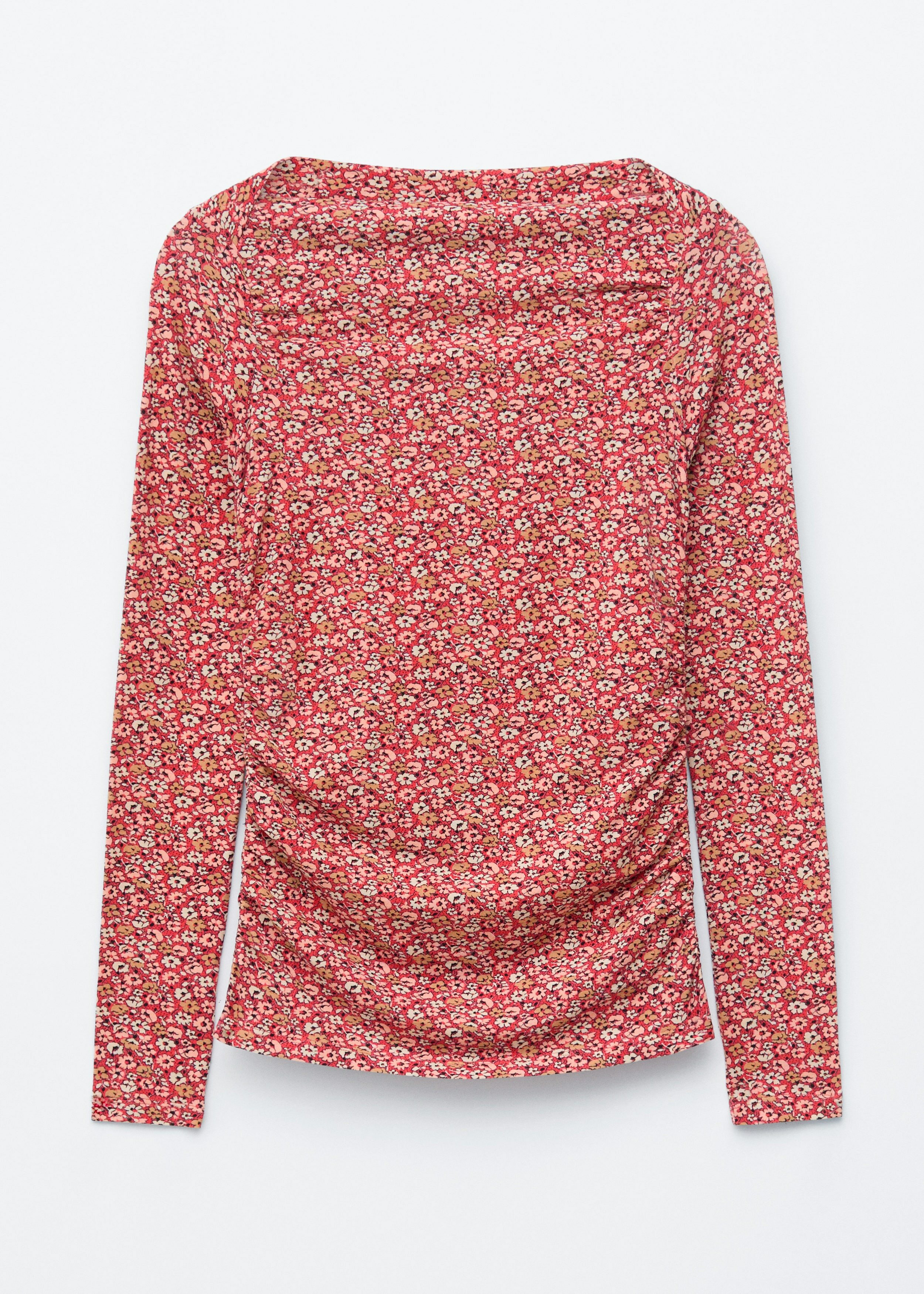 앤아더스토리즈 루시드 플로럴 탑의 레드-플로럴 패턴컬러 Product입니다.