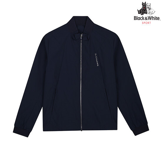 블랙앤화이트 [현대백화점] 남성 면터치 나일론 홑겹 점퍼 1116GAWN_NAVY +할인쿠폰
