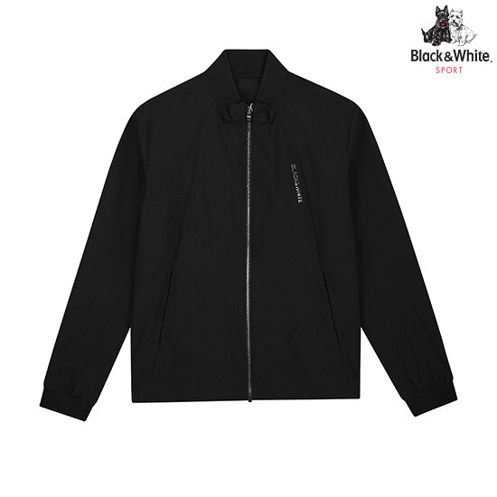 블랙앤화이트 [현대백화점] 남성 면터치 나일론 홑겹 점퍼 1116GAWN_BLACK +할인쿠폰