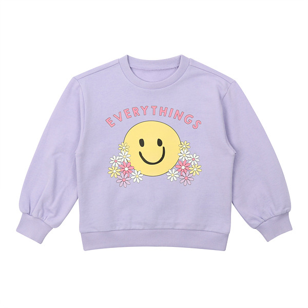 [현대백화점] [H.Point Pay현대백화점카드5%즉시할인~03/29]보라 스마일 티셔츠 T31KKT070