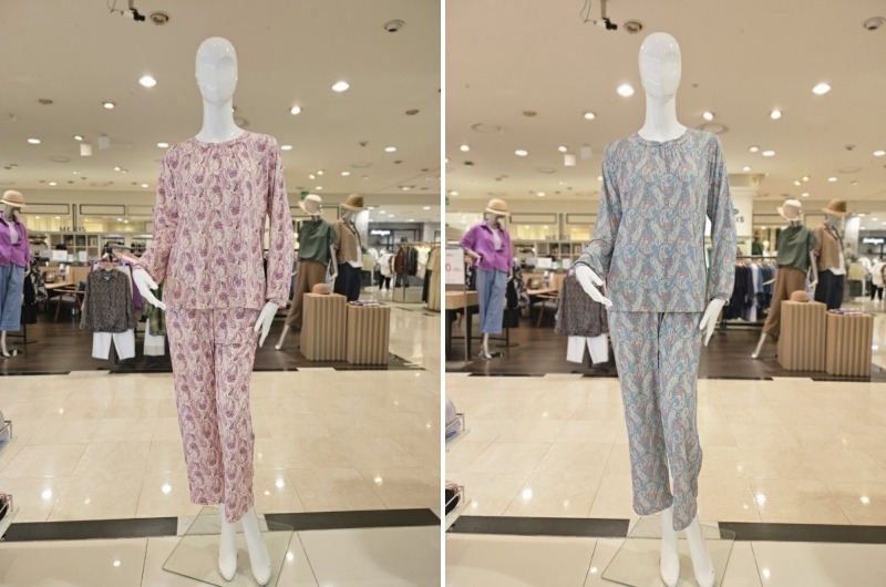 [현대백화점] [우리카드5%할인~04/26]고급 냄강스판 홈웨어 상하의세트 (VEVEP3881F) +할인쿠폰